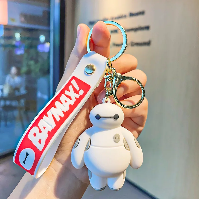 Disney White Big Hero breloczek zabawka gruby balon lalka człowiek lalki Baymax zabawki figurka prezenty dla dzieci wyprzedaży breloczek do kluczy