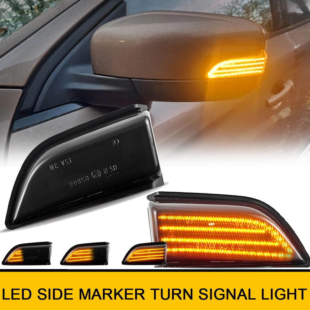 

For Volvo XC60 2008-2013 Sequential Blinker Side Rearview LED Turn Signal Lights Canbus Repeat Indicator Parking Lamp