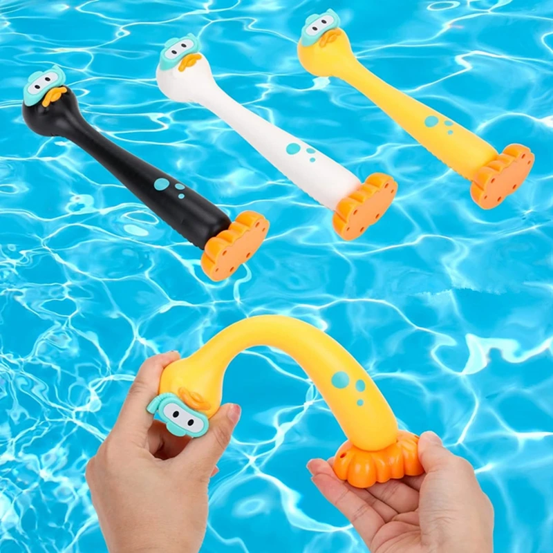 3pcs Pool Diving Toys Duck Diving Stick Pool Games Toy for Children Underwater Breath Holding Training Toy Parent-Child Gifts