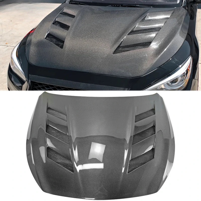 

Suitable For Infiniti Infiniti Q50 Cover Carbon Fiber Modified AMS Headcover Engine Hood