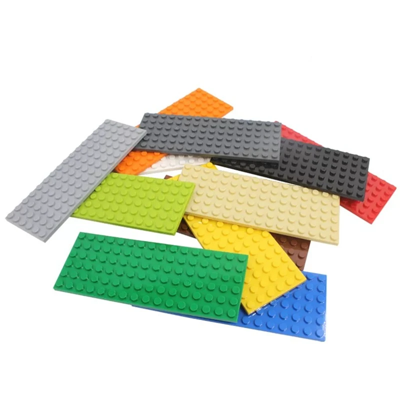8PCS PLATE 6x16 Compatible with 3027 Plate Self-Locking Bricks Building Blocks Toys Accessories