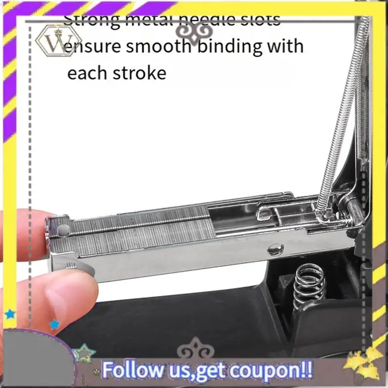 New Rotatable Spring Stapler Desktop One-Press Stapler 20 Sheet Capacity Make Booklets With 1000 Staple