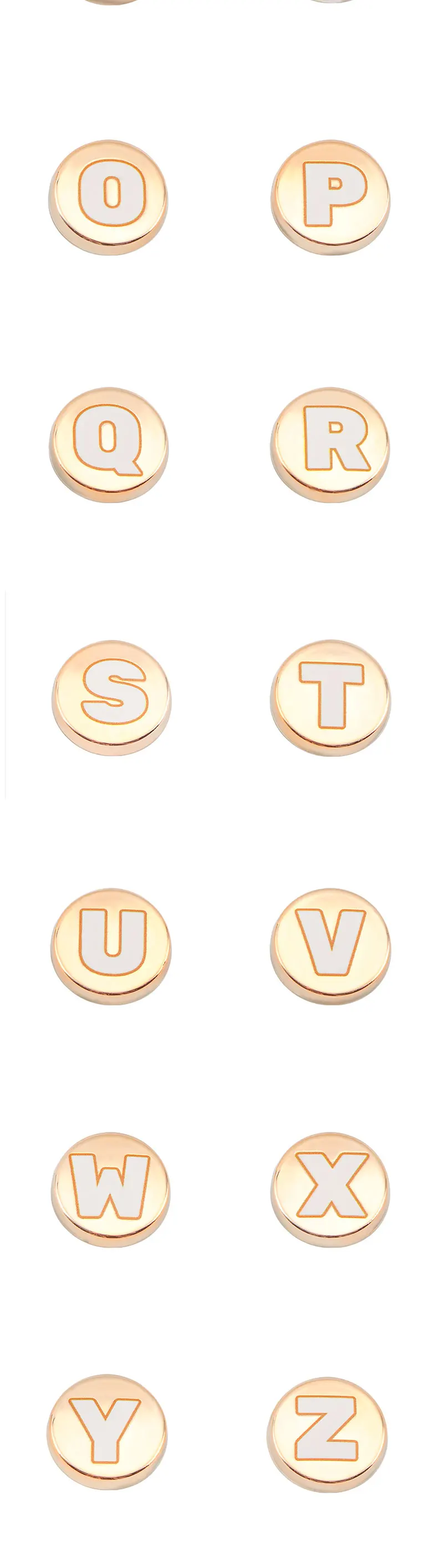 Bling Gold Buchstaben Schuh Charms für Clog Sandalen Schuh Dekoration Alphabet Charaktere Schuhe Pins für Junge Mädchen Männer Frauen 1PCS – Detail 9