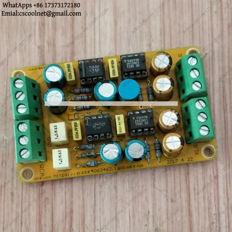 YX2 SSM2142 Balanced Line Driver Board RCA to XLR Output Converter
