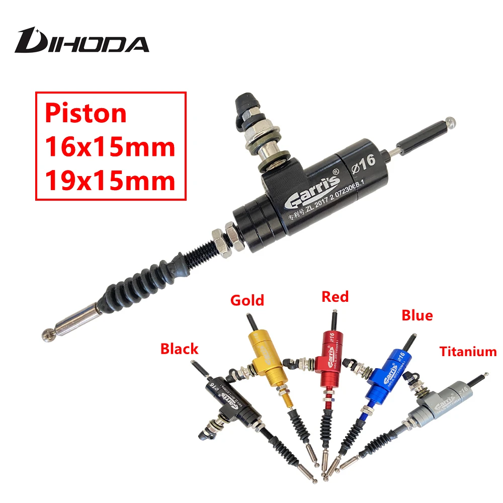 Piston 16 x 15mm or 19 x 15mm Motorcycle hydraulic hand clutch master cylinder rod system performance efficient transfer pump