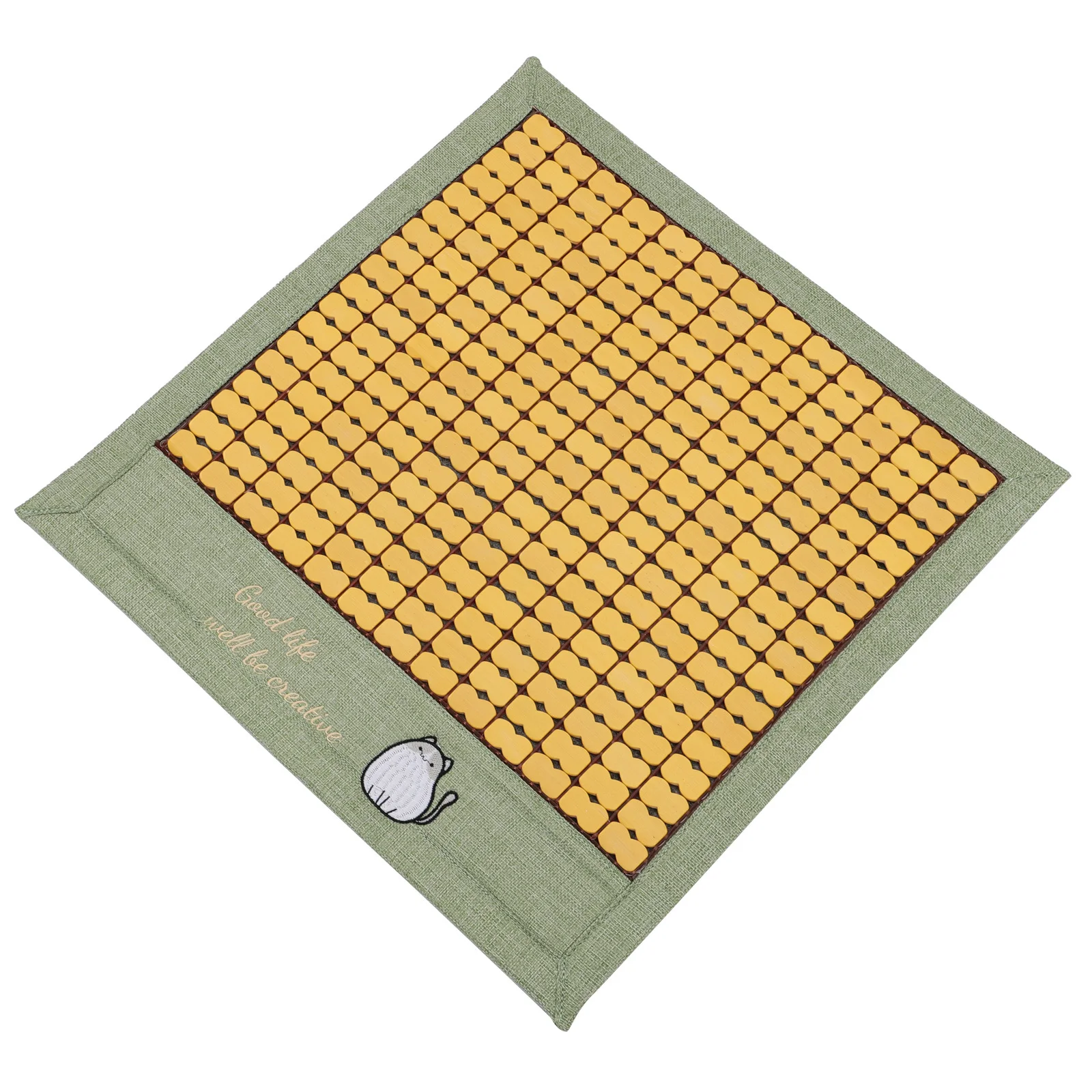 

Mahjong Cooling Seat Cushion Summer Breathable Non-Slip Car Sofa Office Chair Cooling Pad Mat Bamboo Seat Cushion