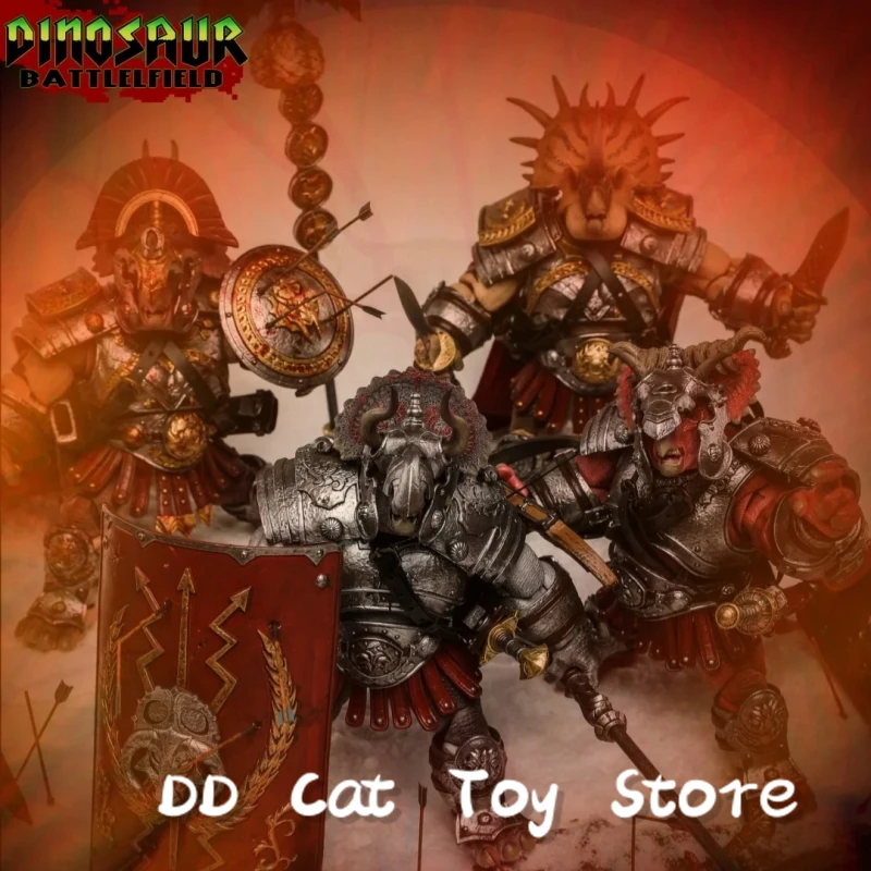 

В наличии оригинальные Axytoys динозавр Battlefield The Herbivorous Empire Ceratopsian Legion 1/12 экшн-фигурка Коллекционная модель игрушки