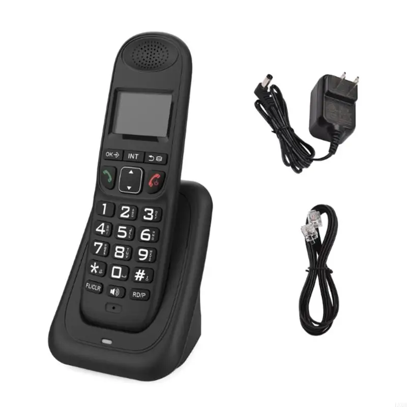 LX0B D1003 Modern Cordless Phone Large LCD Telephone Handheld Large Display CallerID