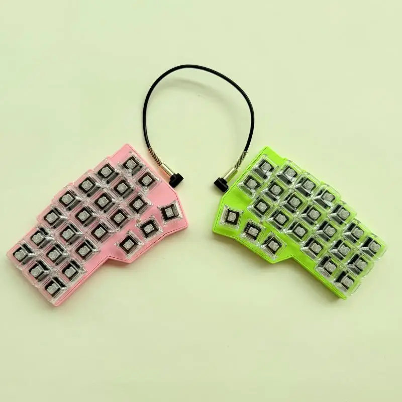 Corne V4.1 Split Teclado mecanico Kit Custom Wired Single-Mode RGB Backlight Hot-Swap Function VIAL Support for MX Switch
