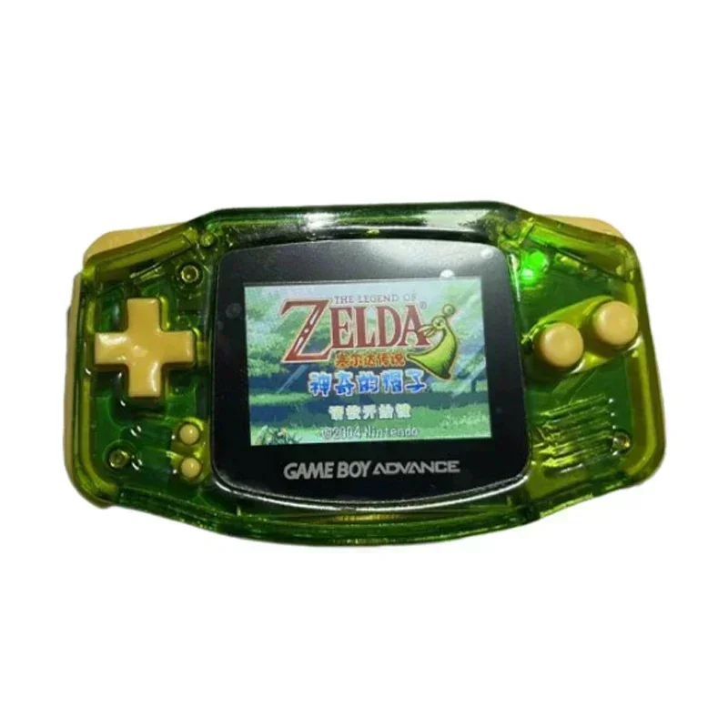 Mini GBA Handheld Game Console With Battery Ips Screen Transparent Mini Portable Gamepad Gamer Console Flip Machine GBA/NES Game