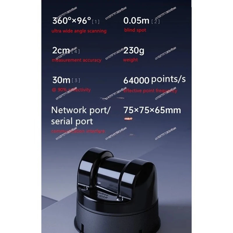 360 Degree TOF Ultra-wide-angle Scanning Robot Navigation and Obstacle Avoidance Bionic 4D LiDAR L2 3D Sensor Scanner