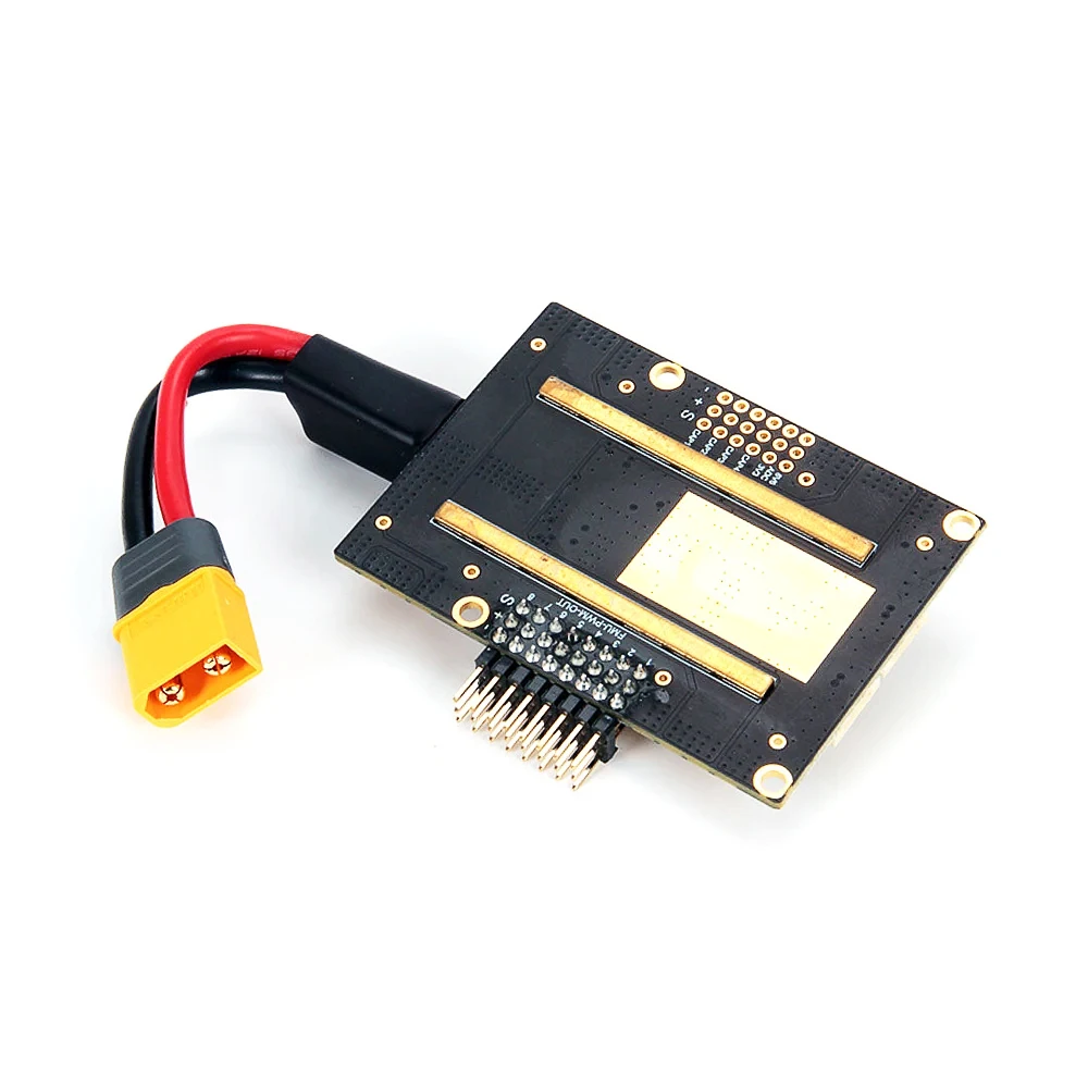 โมดูลจัดการพลังงาน HolyBro PM07 พร้อม UBEC 5V 2-12s สำหรับ Pixhawk 4 PX4 Flight Controller อะไหล่โดรนแข่ง RC FPV