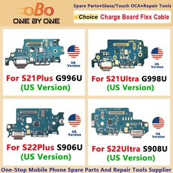 USB Charging Port Board For Samsung S20 S21 S22 Plus Ultra G996U G986U S906U Charge Dock Connector Flex Cable Repair(US Version)