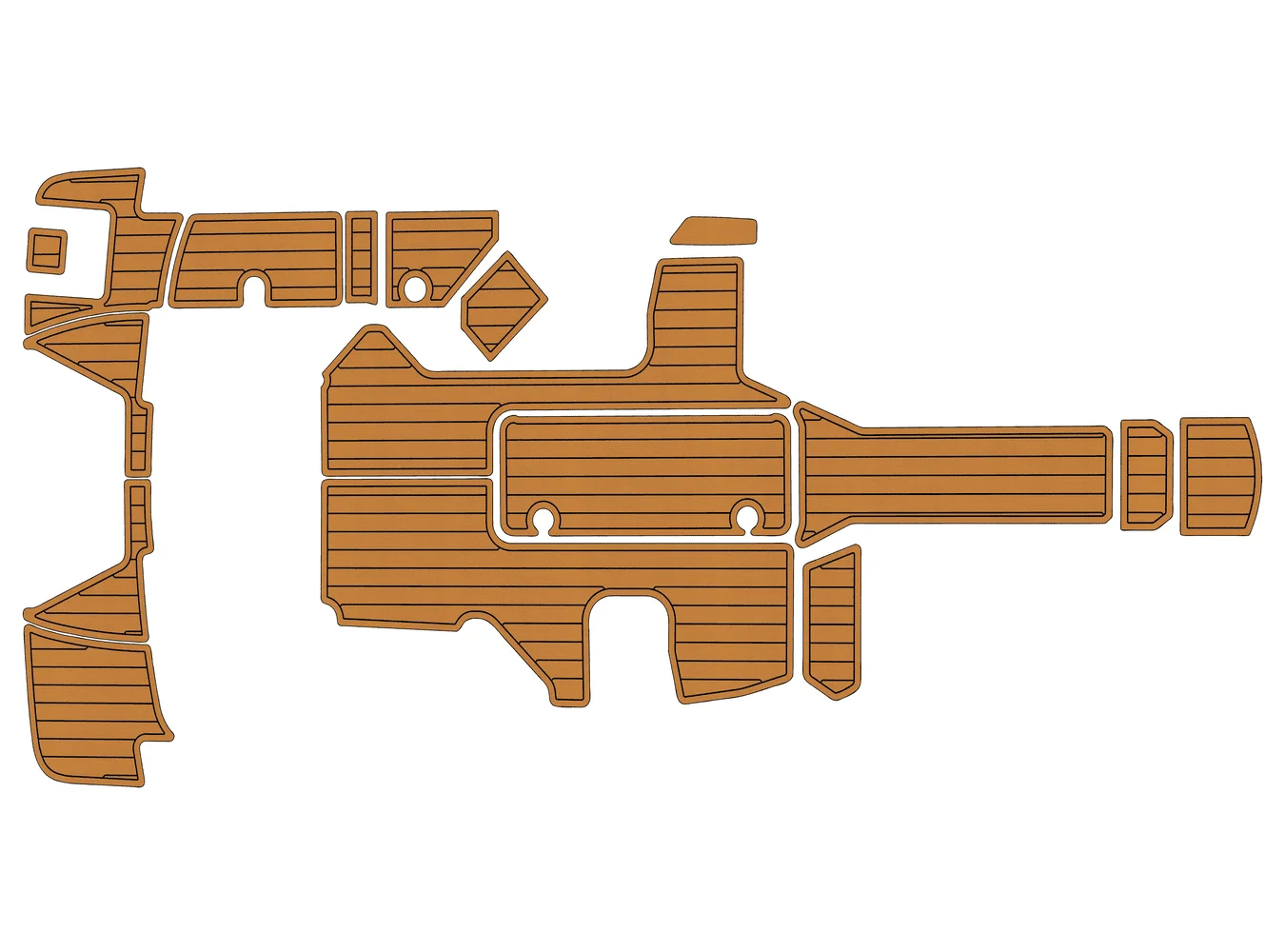 

2017-2023 Sea Ray 210 SPX Подвесной двигатель 1/4 дюйма, 6 мм, пена EVA, нескользящий ПВХ, настил из тикового дерева, морской коврик,...ek, водный ковер, морской пол