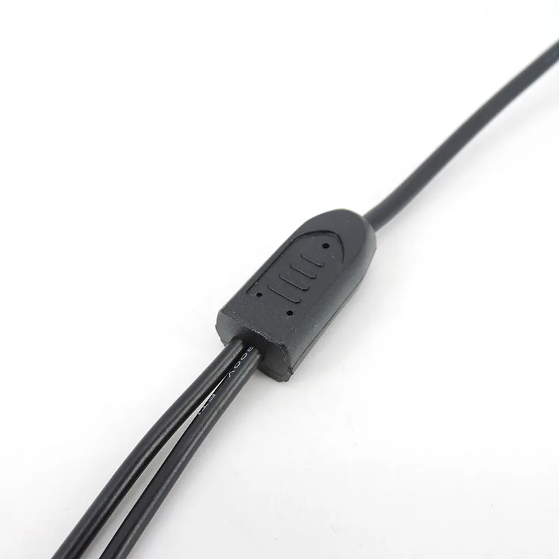 1/2/5pcs Dc 5.5*2.1mm 1-to-2 Elbow Power Cord Pure Copper 12v 20awg Universal For Monitoring Router 1 Female To 2 Male Cable A4