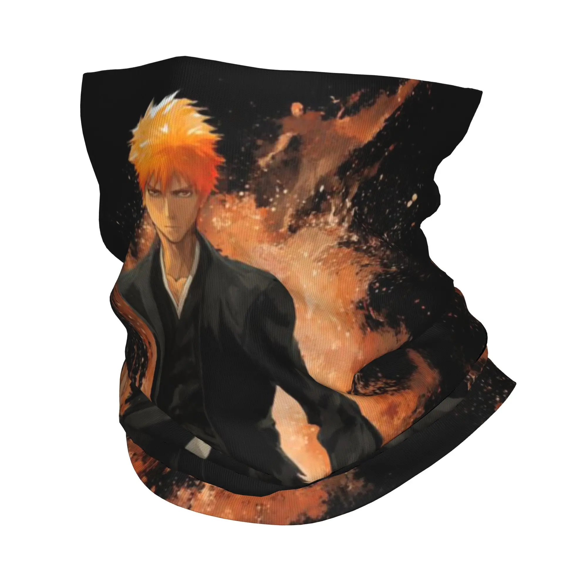 

Ichigo Kurosaki (11) Bandana Cover Club Bleach Wrap Scarf Multi-use Adult Breathable Neckerchief