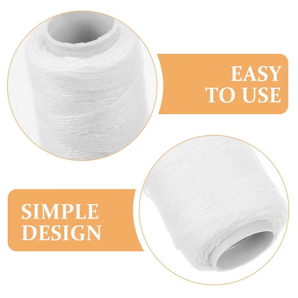 

5 Rolls Cotton Thread Dough Puller Facial Threading Eyebrow Eyelash Hair Remover