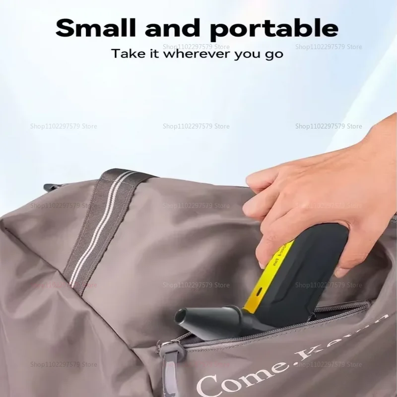 Ventilador turbojet 60 m/s ventilador de ar de alta potência 10000mah ventilador de duto portátil mini turbo jet ventilador 160000rpm ventilação do motor sem escova