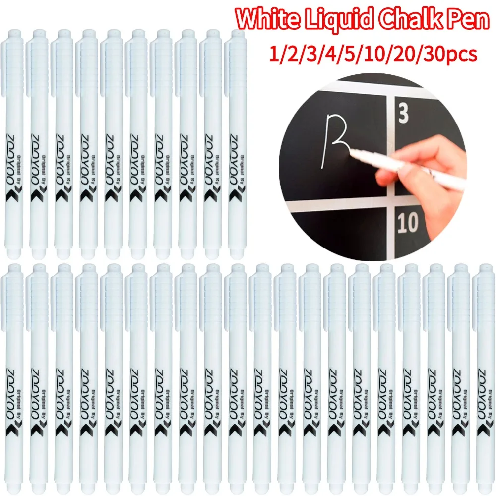 

Белая жидкая меловая ручка для стеклянных окон, классная доска, маркер для черной доски, стираемый для стеклянного окна, доска, принадлежности для мела без пыли