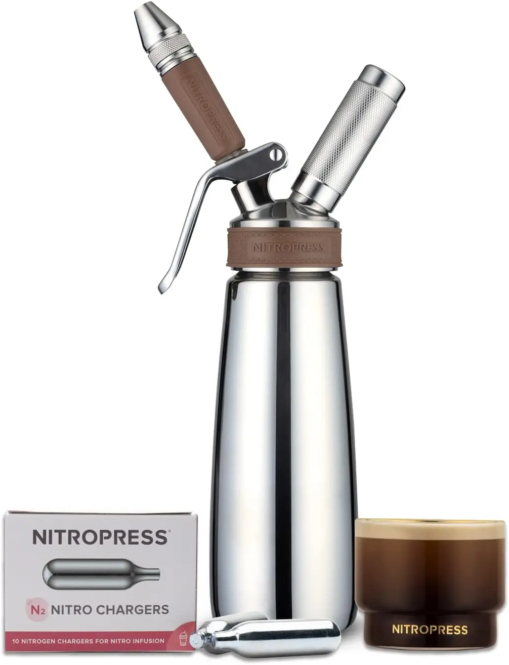 

Infuser, Cold Brew Kit with 10 Nitrogen Cartridges