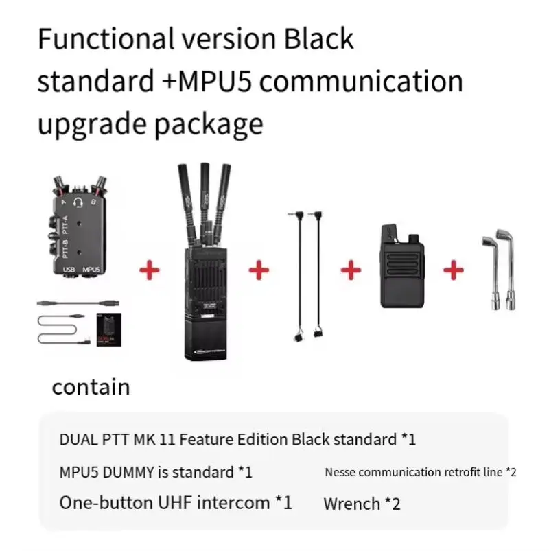 exterieur-fma-fcs-tactical-factice-mpu5-modele-bricolage-talkie-walkie-joint-auto-assemblage-radio