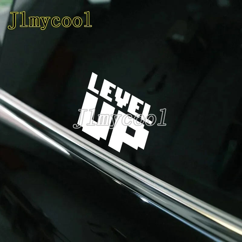 “LEVEL UP”Pixel Style Stickers CUTE&FUNNY Stickers for Pixel Style Lover.For Cars Trucks Motorcycles and Laptops