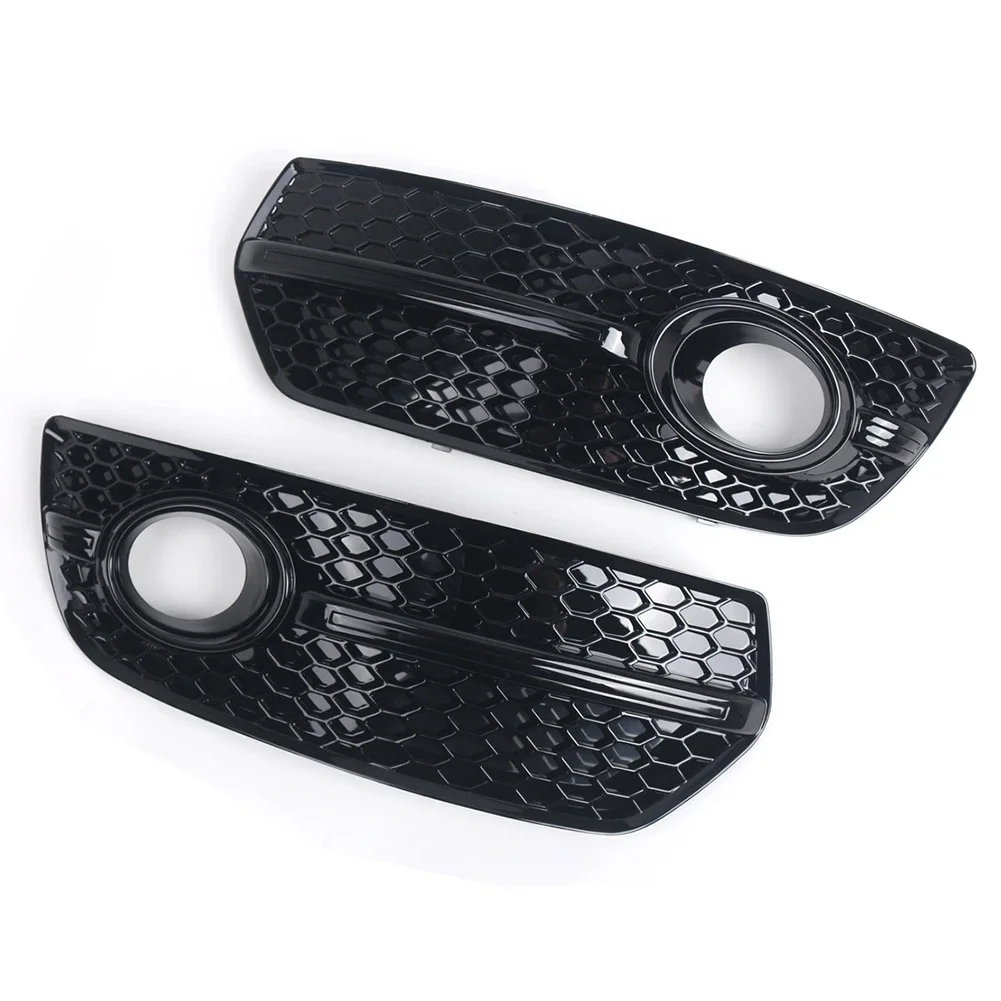 Bumper Fog Light Cover Front Bumper Grille Car Accessory Automotive Replacement Part Quick Installation Wear-resistant