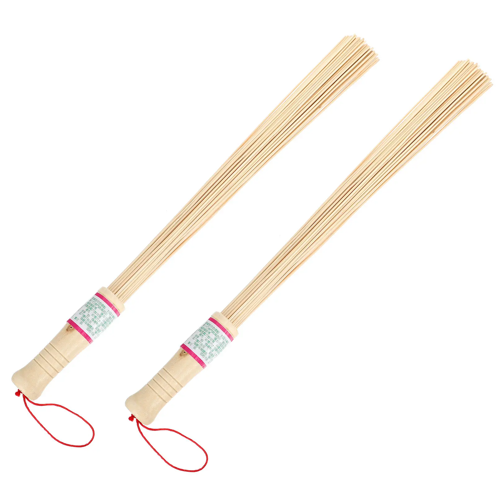 

2Pcs Bamboo Massage Knocking Stick Handheld Back Therapy Knocker for Whole Body Use Non Slip Comfort Grip Stress Relief