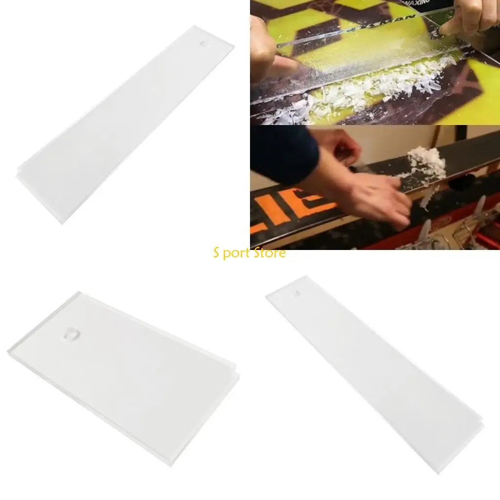 

U2JB Professional Ski Board Scrapers With Acrylic Efficient Waxes Cleaning Tool