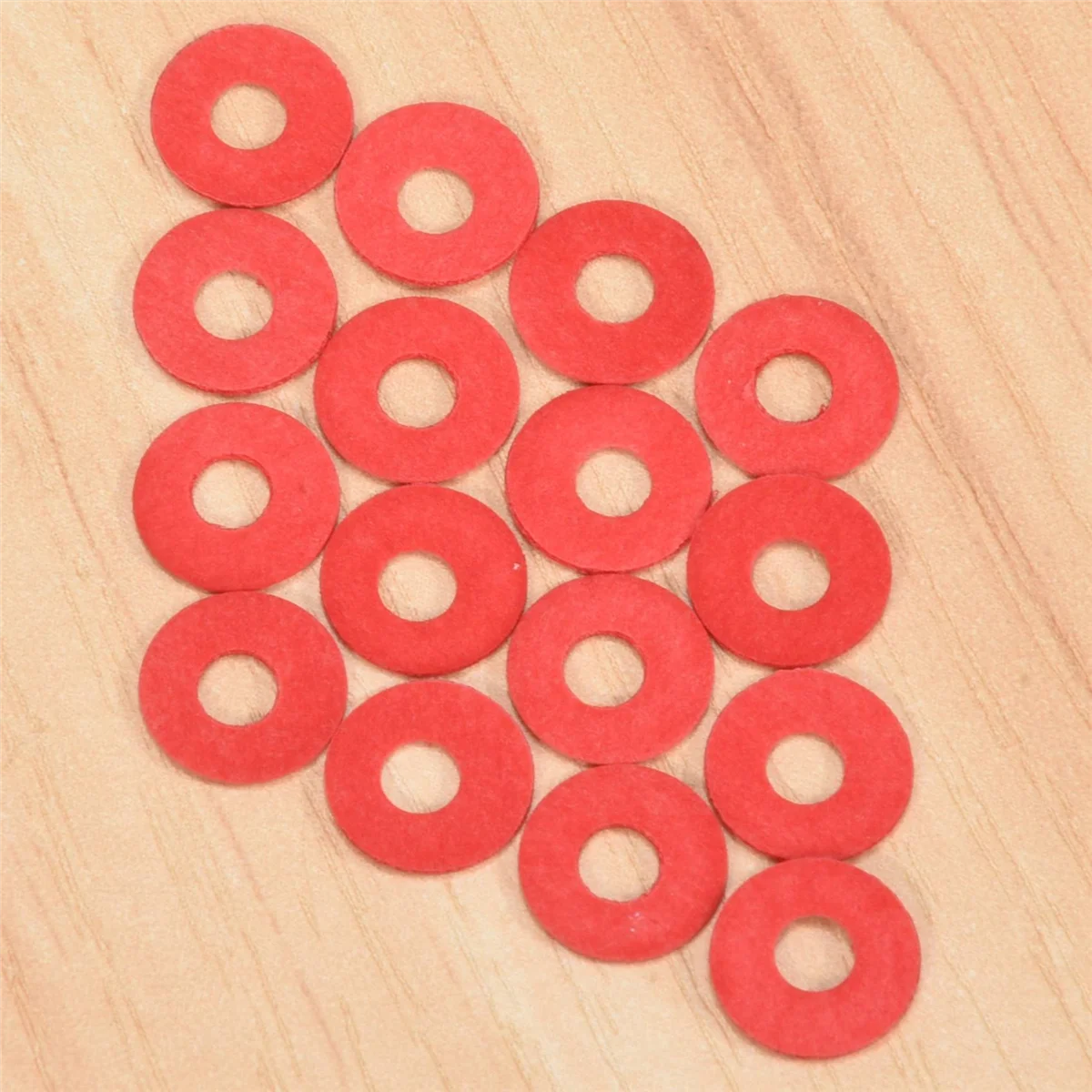 SODIAL (R) 100 PCS Red Placa-mãe Parafuso Arruelas de Fibra Isolante QUENTES