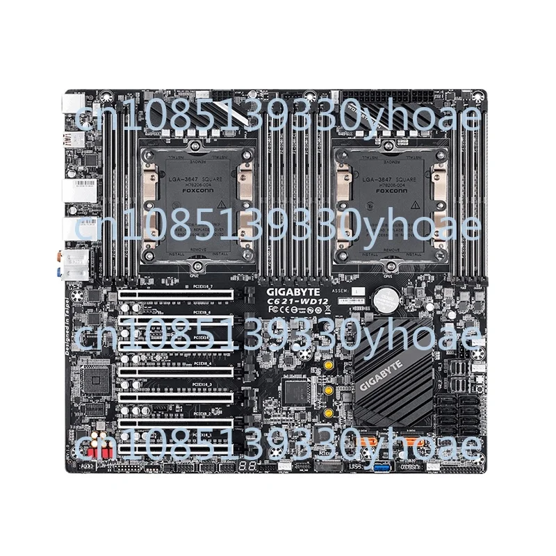 Gigabyte C621-WD12-IPMI 3647 Dual server main board supports 4 GPUs