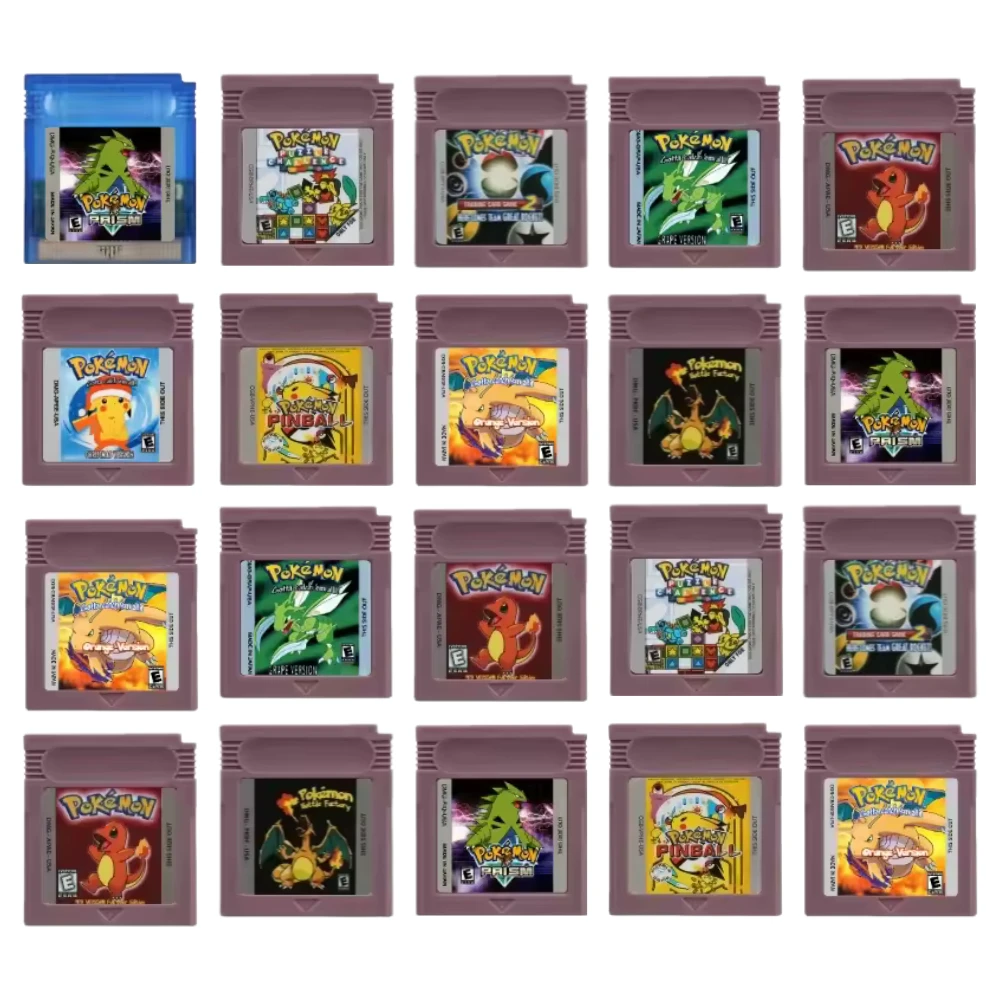 Board Game Quiz - GBC Pokemon-Serie Spielmodul Puzzle-Challenge Prism Clear
