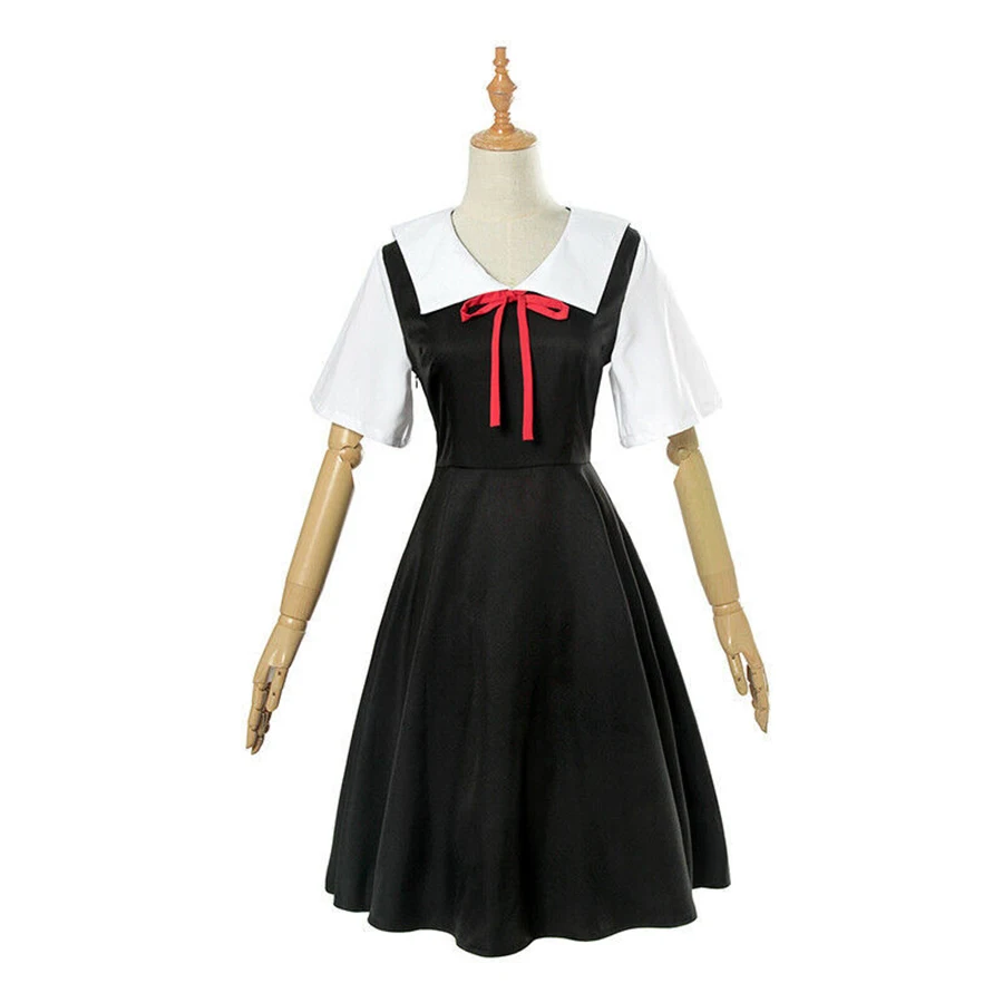 Anime Kaguya-Sama: liefde Is Oorlog Cosplay Shinomiya Kaguya Fujiwara Chika Kostuums Uniform Pruik Vrouwen Meisjes Jurk Halloween Kostuum