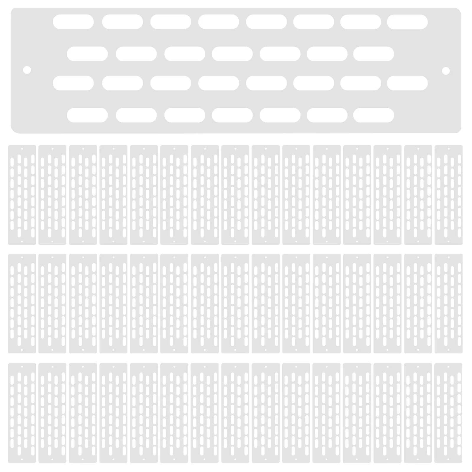 

50Pcs Beehive Multi-Hole Anti Escape Sheet Queen Anti-Run Plate Durable Practical Beekeeping Accessory Anti-Run Plate