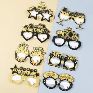 60. Doğum Günün Kutlu Olsun Zemin, Afiş, duvar kağıdı, hem erkek hem de kadın için, Sıcak hava balonunun kapısı için perde, 60 yaşında 8 en çok satan, perde, kağıt, parti, - №4