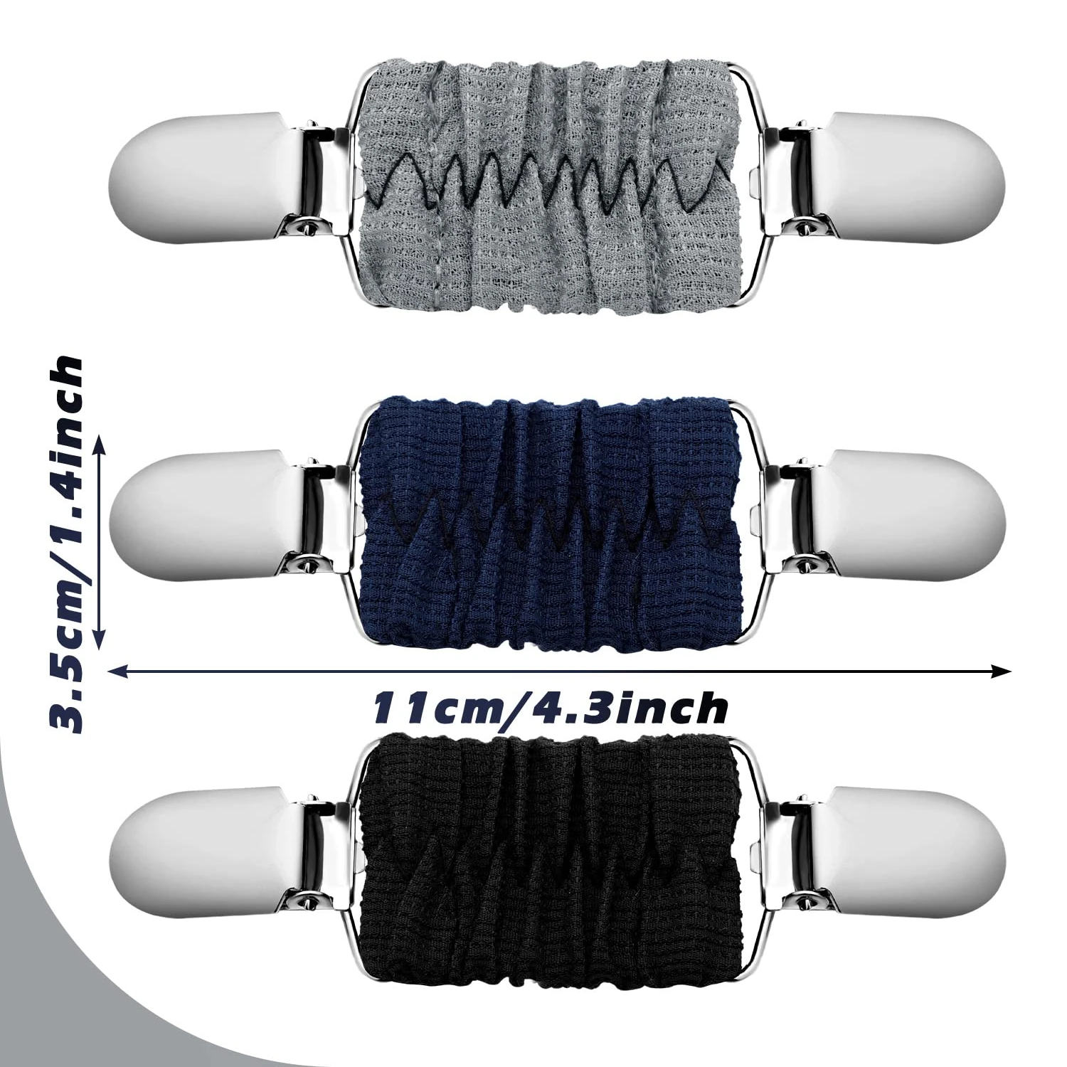 4 Pcs Dress Cinch Clips for Tightener, Fitting Back Cinch Sweater Clips for Women Cardigans