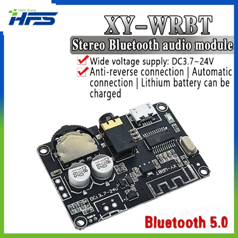 

Compatible 4.0 Bluetooth Audio Receiver Board Bluetooth 5.0 MP3 Lossless Decoder Board Wireless Stereo Music Module XY-WRBT