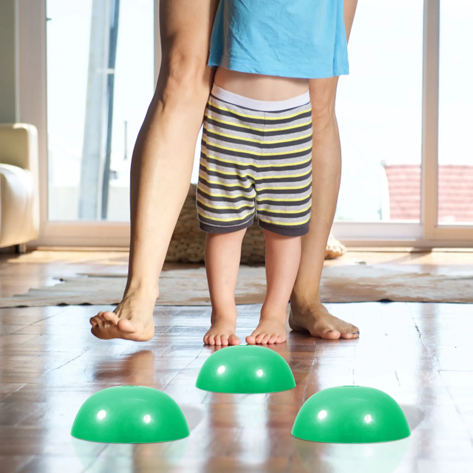 

Semicircle Massage Ball Child Yoga Gym Balancing Plastic Workout Balls for Exercise