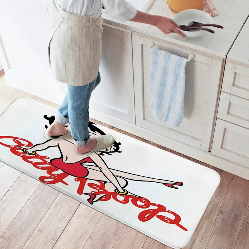 Custom Rug S-Bettys Kitchen Carpet for Bedroom Funny Doormat Entrance Door Room Floor Carpets Home Decorations Bathroom Mat