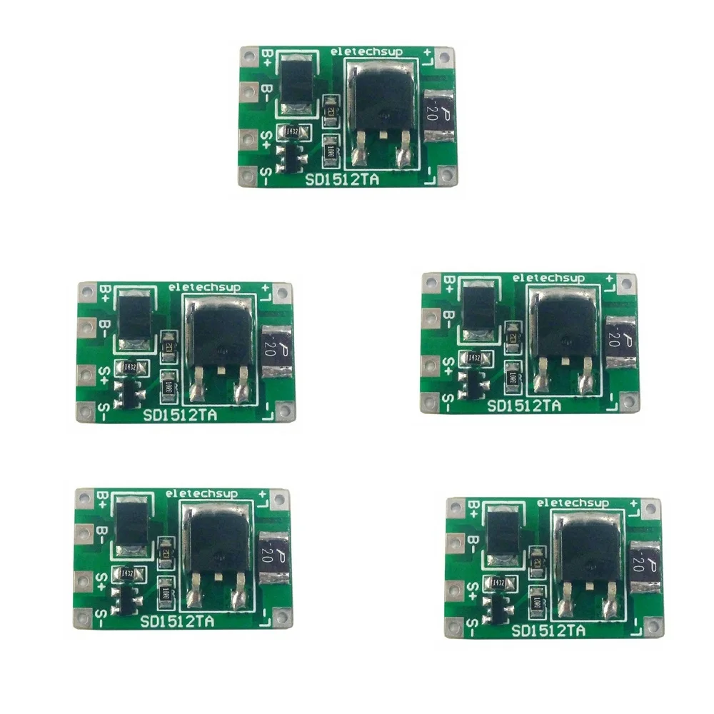 Solar Controller Charging Circuit for Street Lights - 5PCS Lithium Battery Charg Switch 0.5A 1A 2A