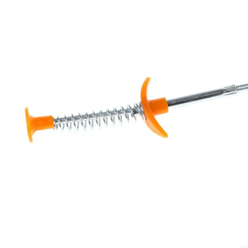 M17D Flexible Long Reach Claw Pick Up Narrow Bend Grabber Tool Spring Grip 60cm