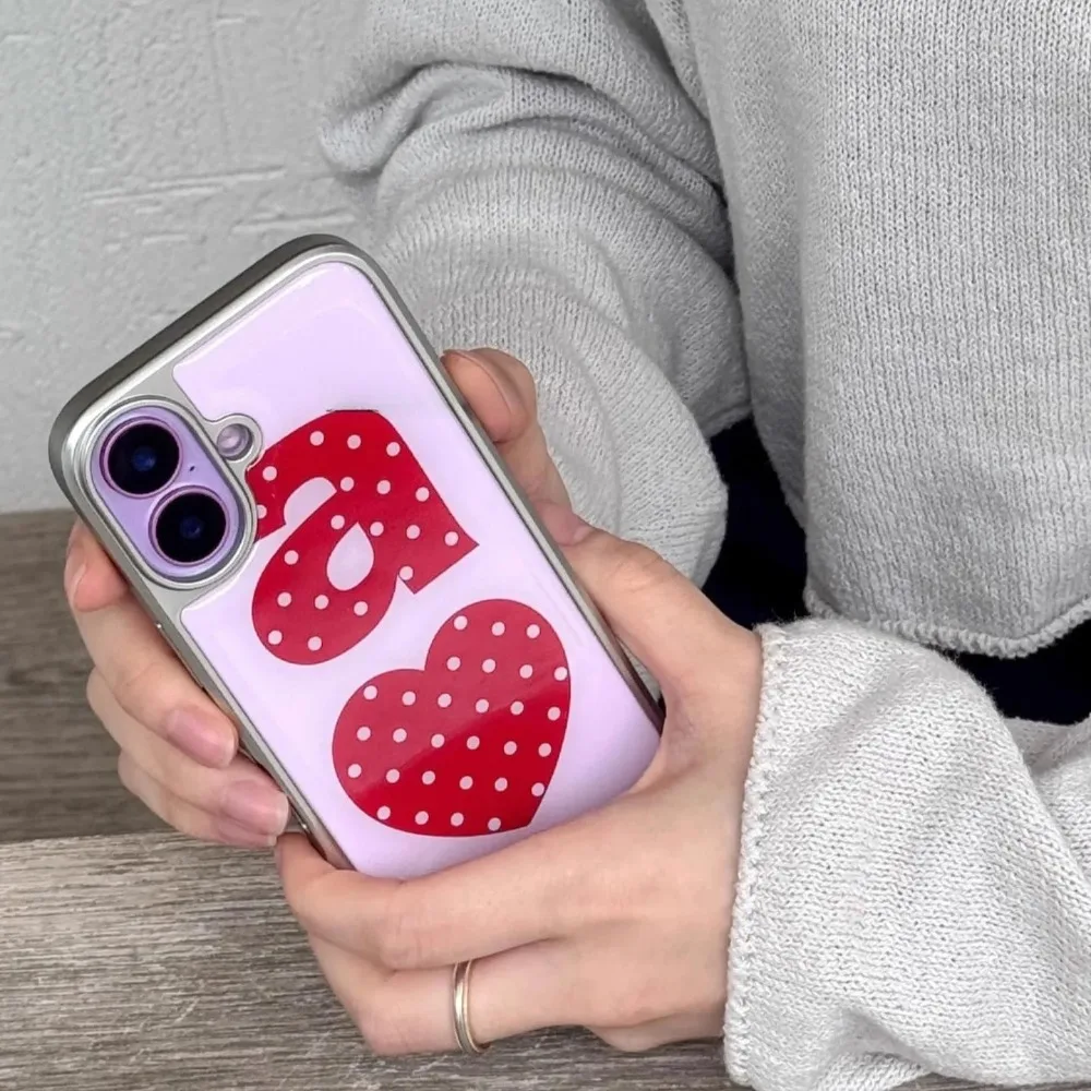 Koreanische Ins Stil Einfache Süße Minderheit EINE Brief Telefon Fall Für iPhone 16 15 14 PRO MAX 11 12 13 7 8 PLUS XR XSMAX Soft Cover