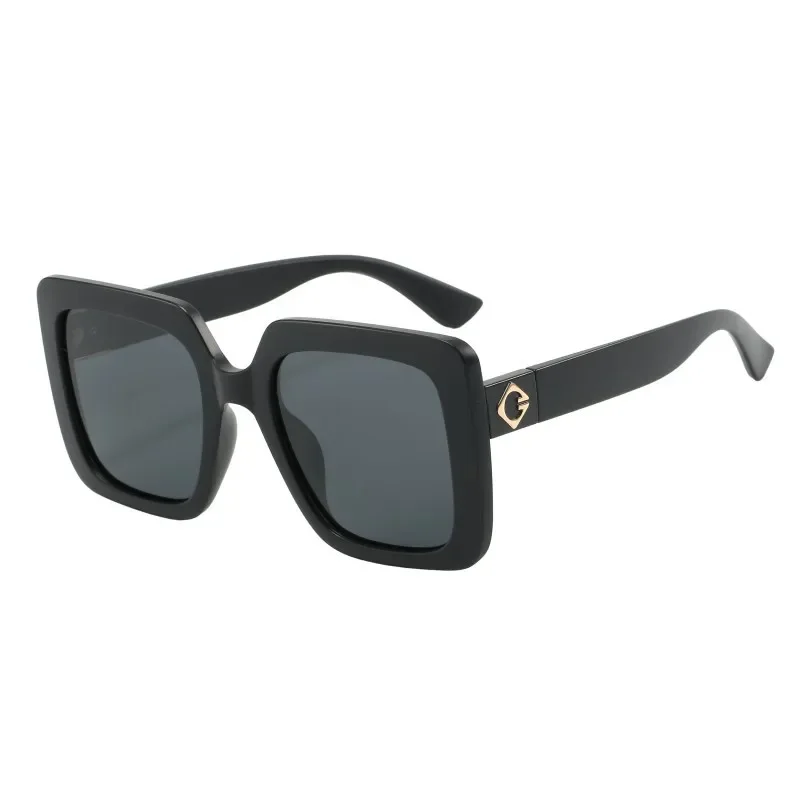

New Fashion Sungalsses for Women Classic Brand Large Frame Polarized Glasses with Square Retro Female Vintage Gafas De Sol UV400