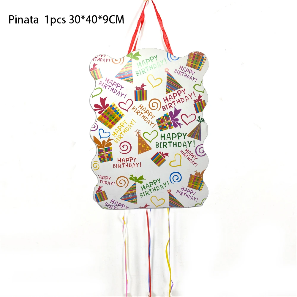 1pcs/lot Cute Cake Party  Pinata Birthday Party Deco Piñata Event piñata cumpleaños infantil Girls Boys Kids Favors DIY Pinatas