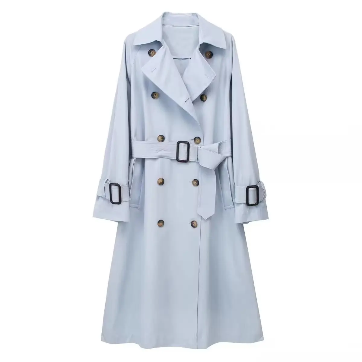 

Women's casual coat Spring/Autumn women's loose and long windbreaker coat