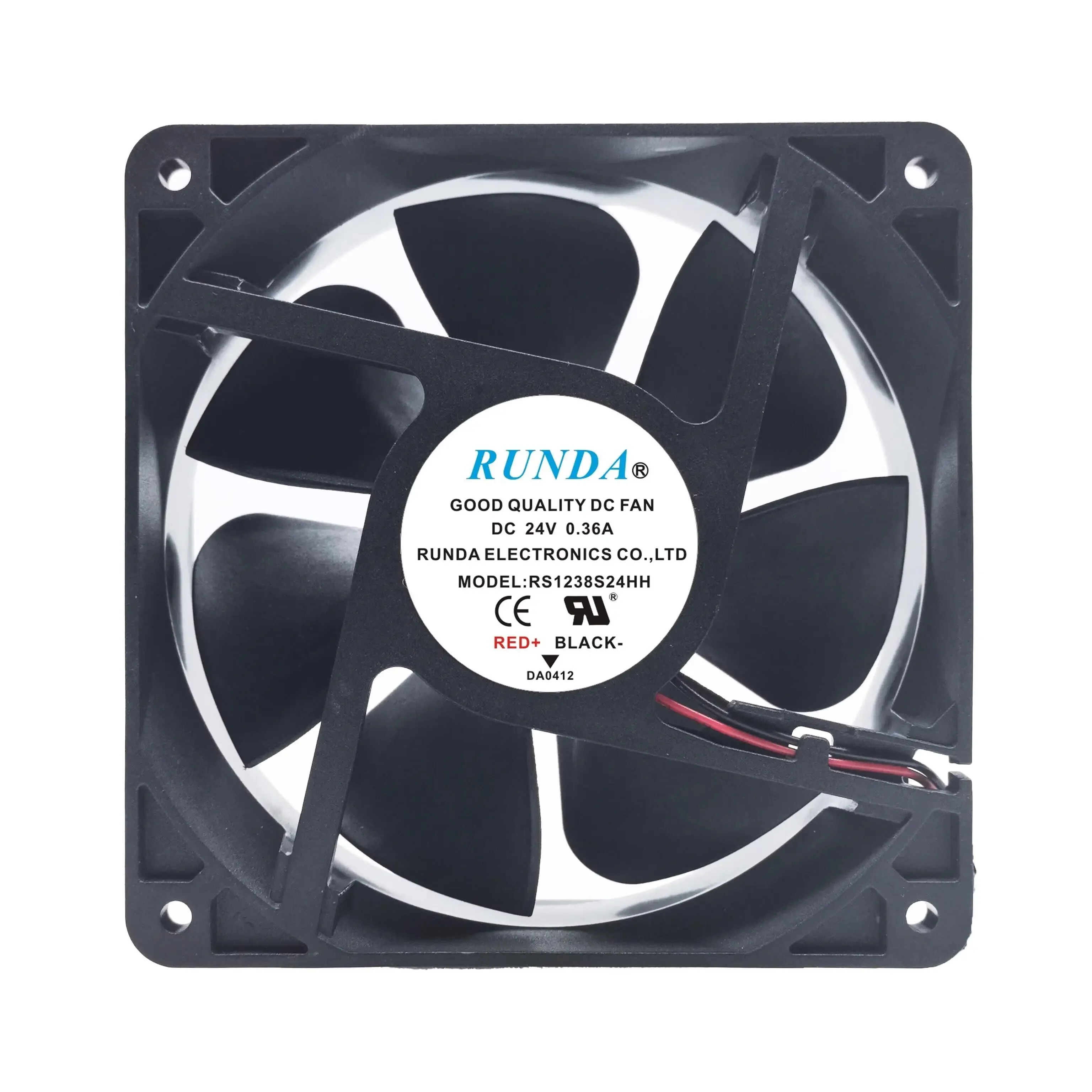 New For RUNDA RS1238S24HH 24V 0.36A 12CM 12038 Cooling Fan