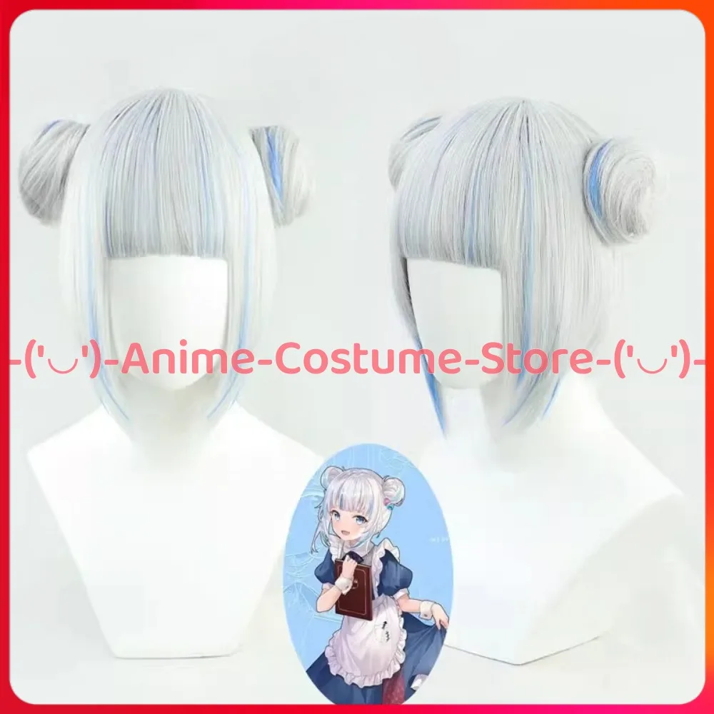 

Hololive VTuber Gen 1 Gawr Gura Small Shark Cosplay Wig Anime Character Halloween Carnival Party Costume Wigs Synthetic Hair