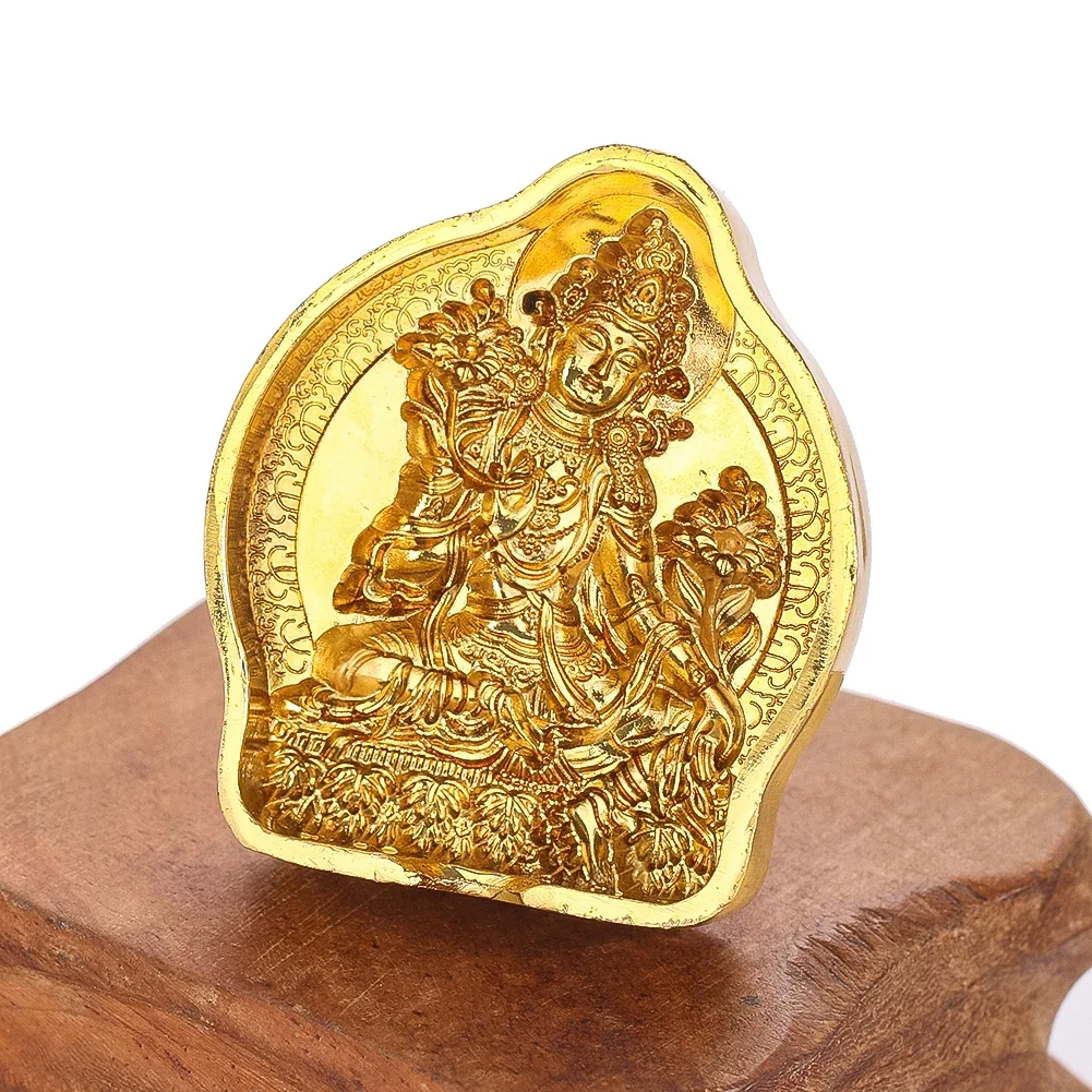 Tibetan Buddha Mold Set Resin Clay Craft Casting Tool Green Tara Tathagata Yellow Jambhala Alloy Figurine Sculpture Accessory