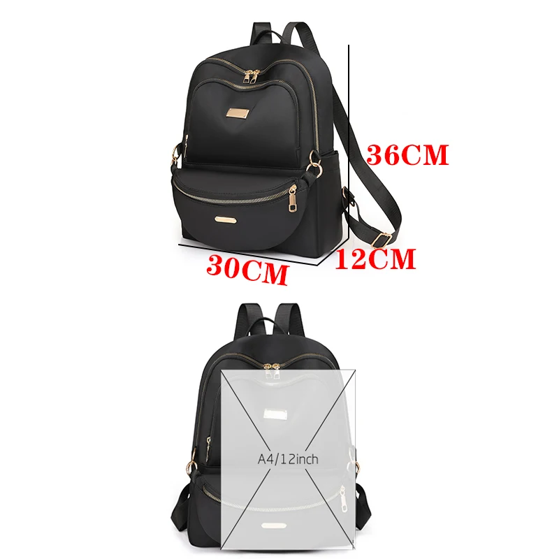 Genuine Ladies Backpack Women Nylon Backpack Female High Quality Travel Back Pack Backpacks For School Teenagers Girls Back Pack