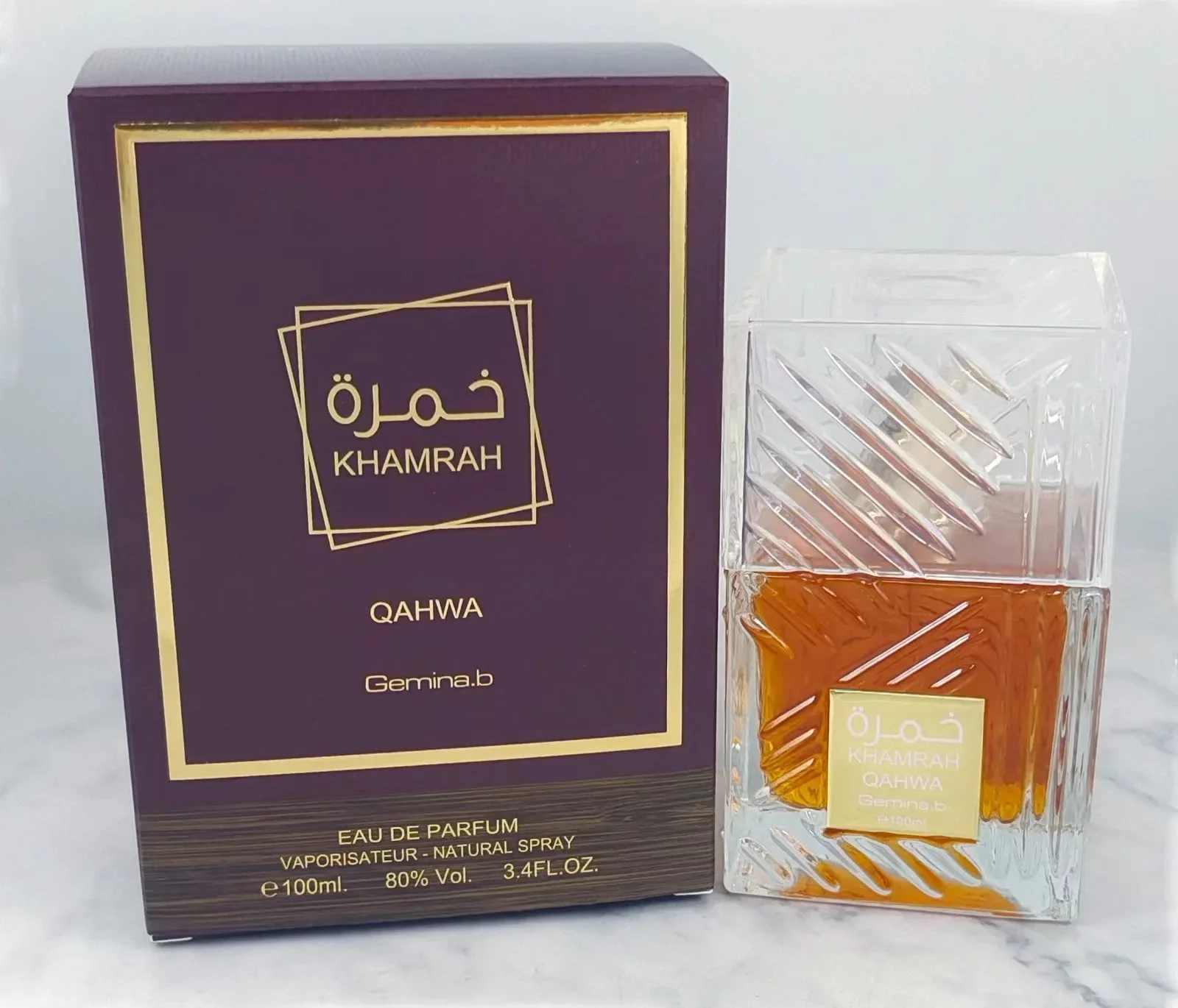 Lattafa perfumes Khamrah Middle East Arab unisex luxury perfume 100ml